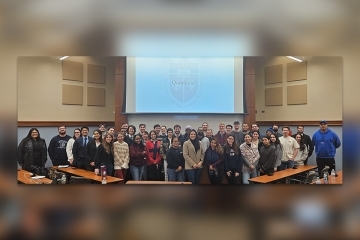 2025 St. John's Law Spring Break Service Program participants pose for a group photo.