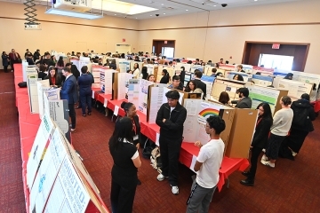 2025 Student Research Conference overhead shot 