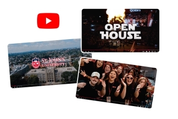 Screenshots of Open House video 