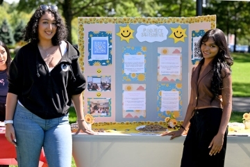 Project Sunshine table at Student Activities Fair