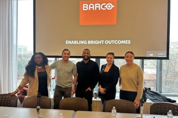 Group of men and woman smiling