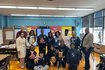 School of Education Celebrates Catholic Schools Week with Special Gift to Our Lady of Victory Catholic Academy