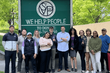 Group of staff and students