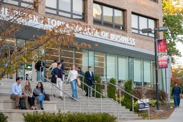 Tobin College of Business exterior of building