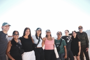 St. John's students and leaders on a service trip in El Paso, Texas.