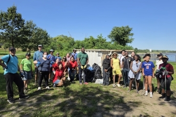 St. John's Alumni pose at Canarsie Park