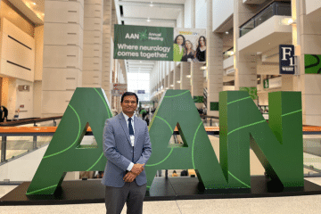 Md Mostafizur Rahman at the 2026 American Academy of Neurology (AAN).
