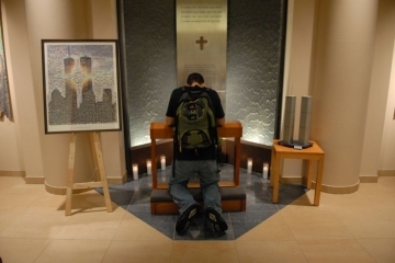 Student praying