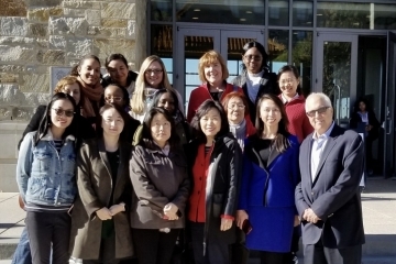 Bridge Students on the St. John's campus