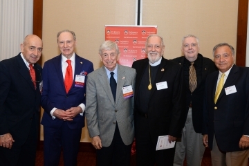 Six McCallen society male members posing for the camera