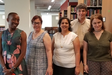 Valeda Dent, Caroline Fuchs, Shilpa Karnick, Ben Turner and Heather Ball