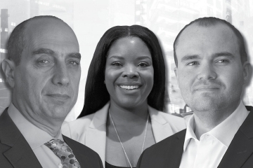 Scott Mesh, Belyne Vil and Thomas Berman