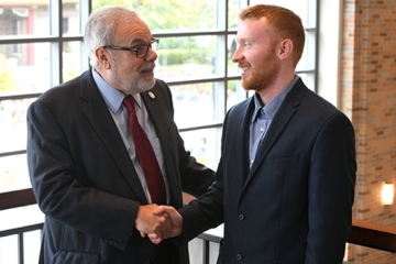 Daniel Lydon ’18G and Raymond DiGiuseppe, Ph.D.