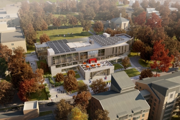 Rendering of New Health Sciences Center