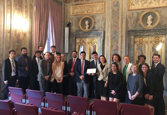 2018 St. John's Law Rome Summer Program Participants