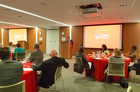 Student Speaker at the Local Catholic High School Leader Dinner.