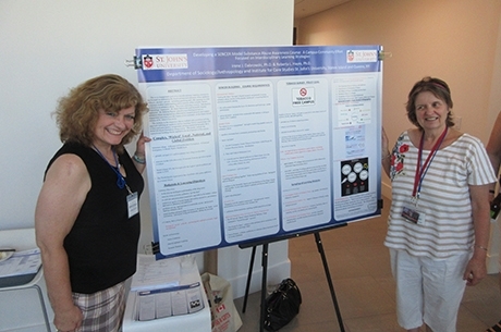 Roberta L. Hayes, Ph.D. (left), and Irene J. Dabrowski, Ph.D.