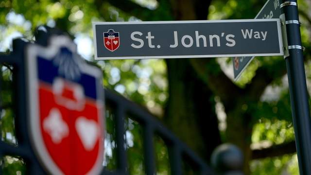 Street Sign with St. John's Way 