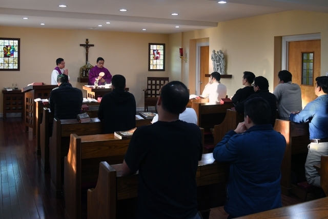 Mass service with a dozen participants