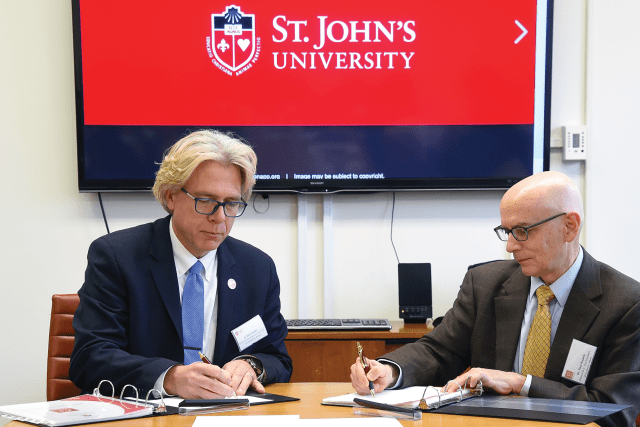 Signing of Articulation Agreement with Simon Moller