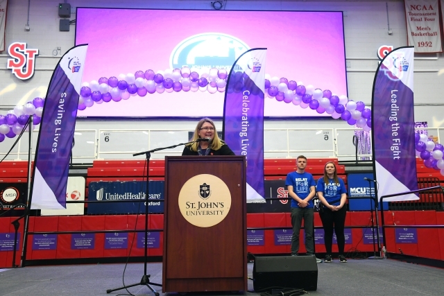 Relay for Life in Carnesecca Arena