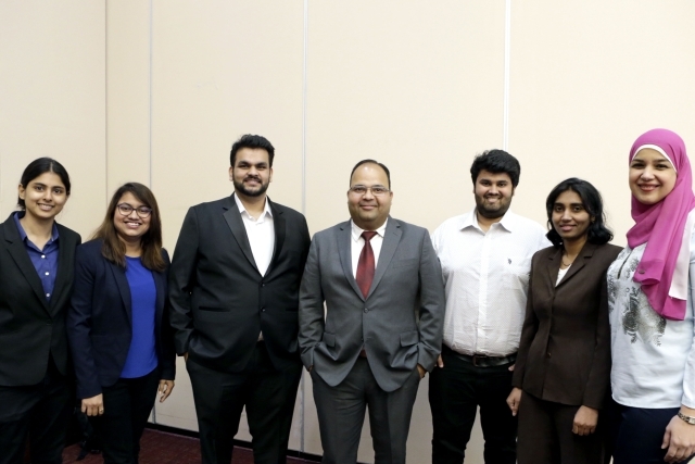 Group shot of participants at event