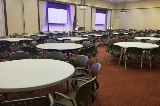D'Angelo Center 416ABC setup with banquet tables 960x640
