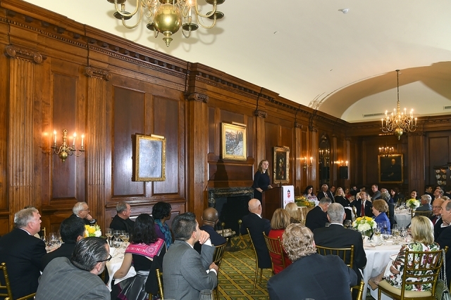 2019 Founder's Society Dinner room