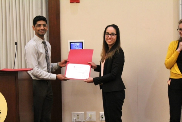 Five Minute Thesis competition winner