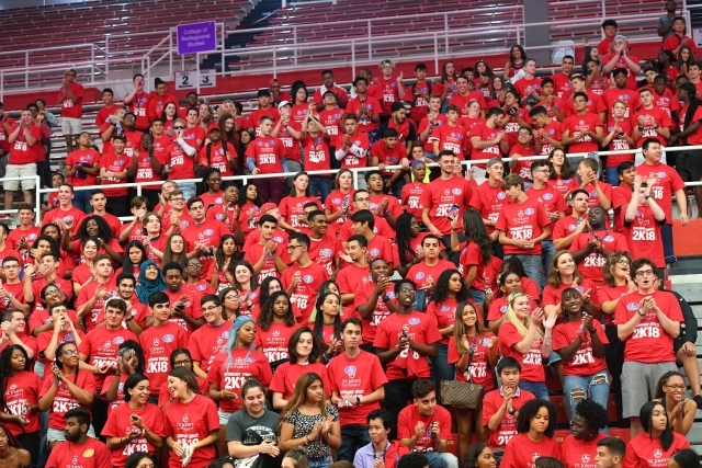 Crowd shot at New Student Convocation