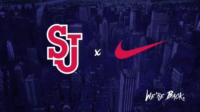 St. John's Logo with Nike Logo