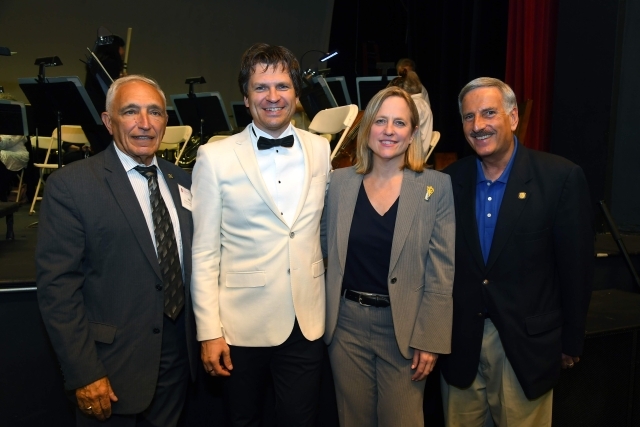 Joseph Sciame and guests at the 21st Annual Great Lawn Summer Concert