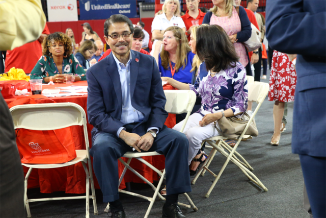 St. John's University President Dr. Conrado "Bobby" Gempesaw