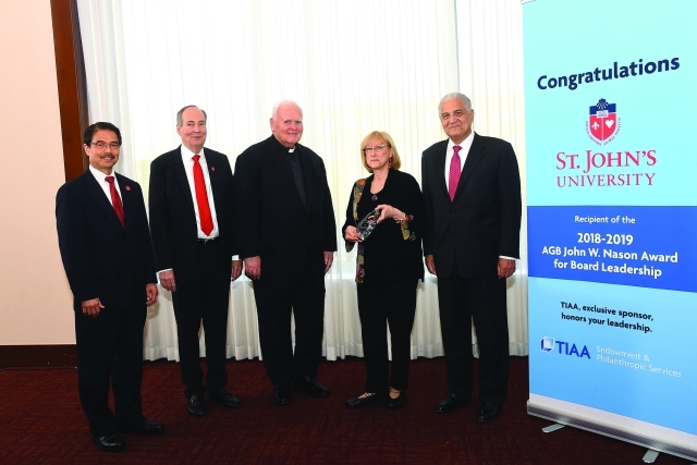 Edit News St. John’s University Board of Trustees Honored for Stewardship  Add to Default shortcuts
