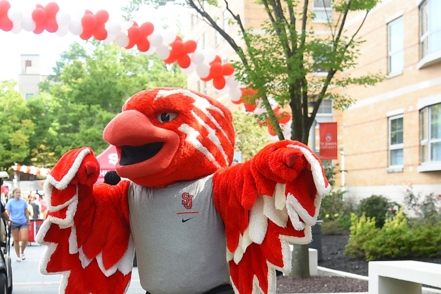 Johnny Thunderbird pointing up