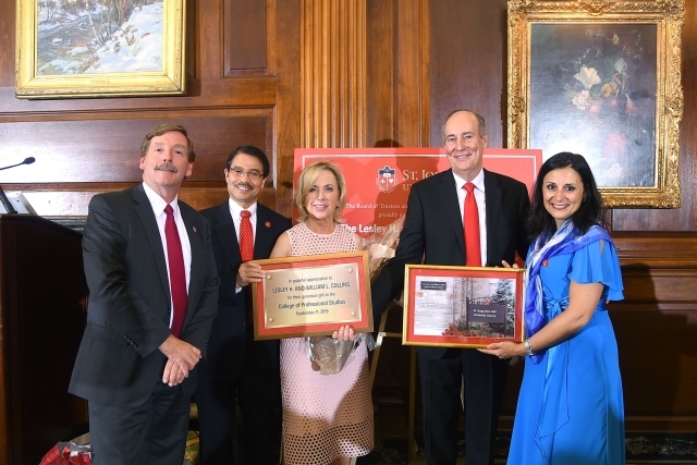 St. John’s University Receives Historic Gift from Lesley H. and William L. Collins