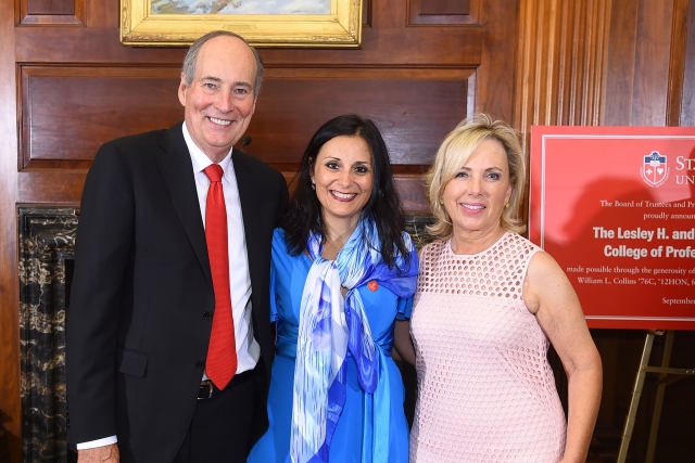 St. John’s University Receives Historic Gift from Lesley H. and William L. Collins