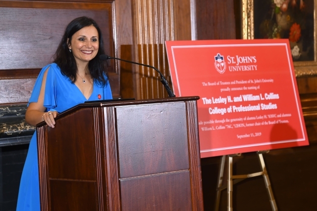 St. John’s University Receives Historic Gift from Lesley H. and William L. Collins
