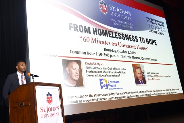 Vincentian Chair of Social Justice Lecture 2019