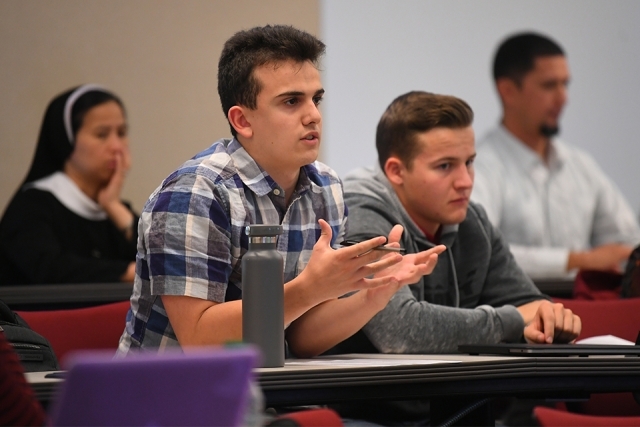 Attendees at SJU Annual Catholic Lecture 