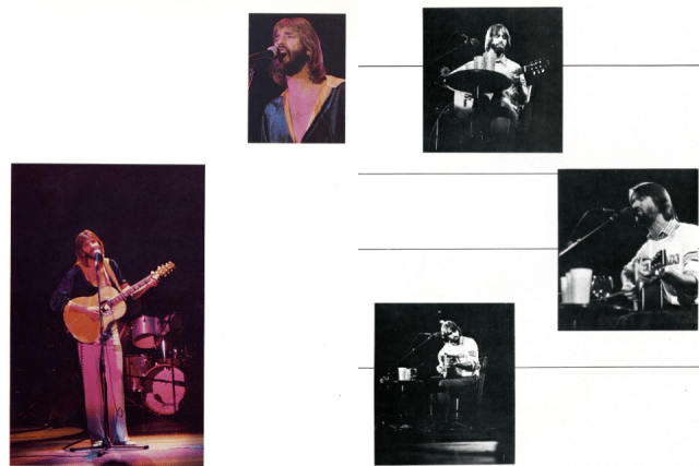 Kenny Loggins (L) performing in 1978 and Dan Fogelberg (L) performing in 1979.