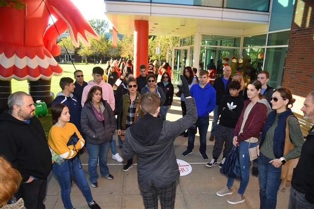 Ambassador on SI Open House tour