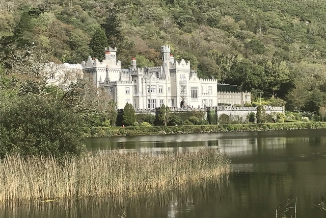 Castle on the water in Ireland