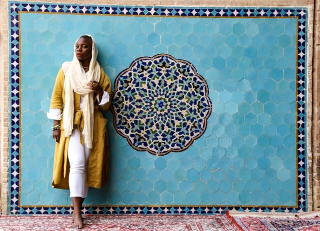Jessica Nabongo '05C in Iran