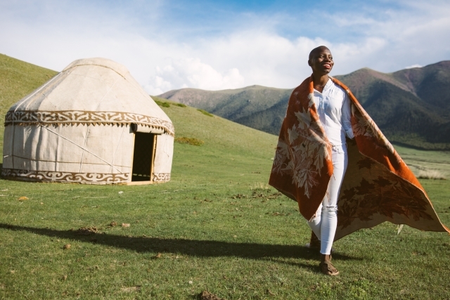 Jessica Nabongo '05C in Kyrgyzstan 2