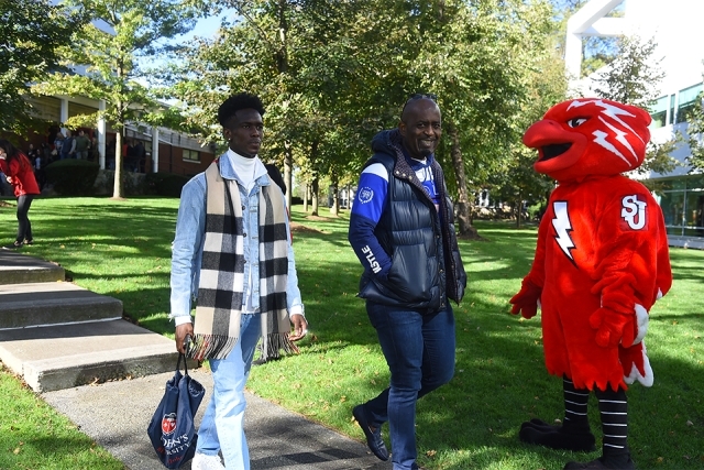 Prospective student and dad