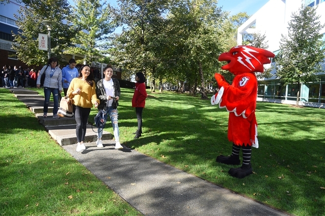 Saying hi to Johnny at Open House