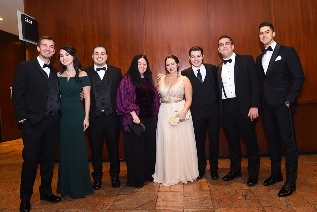 Guests pose for a photo at the St. John’s University 2019 President’s Dinner
