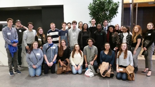 St. John’s Television and Film Students Visit CNN Studios