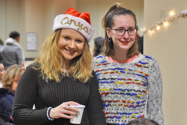Attendees pose for a photo